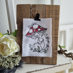 Stickdatei - Pilz Fäulein 3